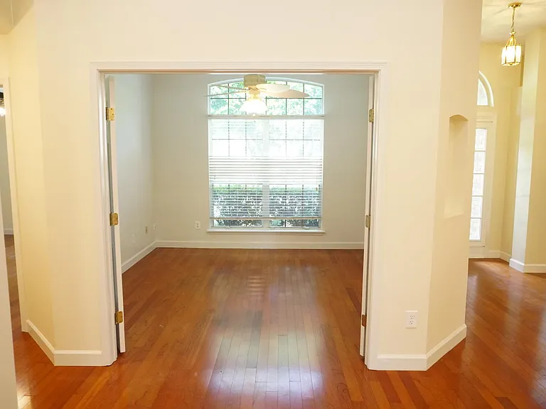 Double doors to office