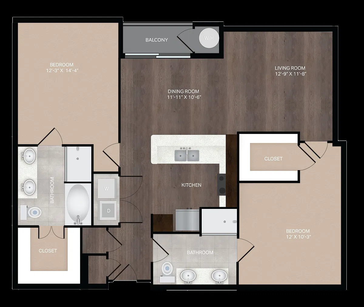 Floor plan B2