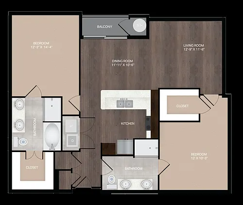 Floor plan B2