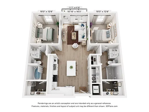 Floor plan B1