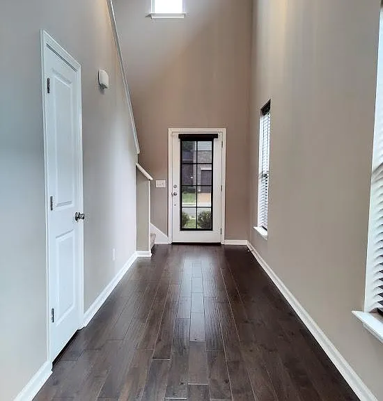The foyer hall looking back towards the front door.