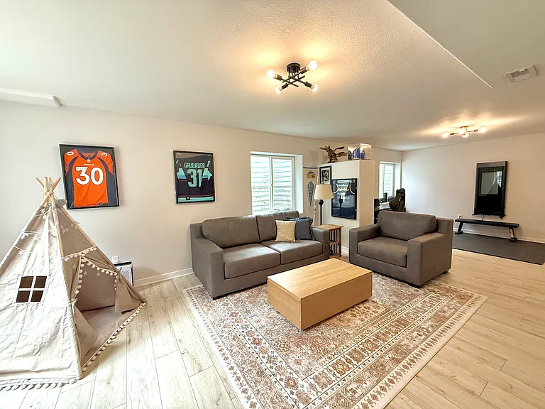 Basement - partially finished area