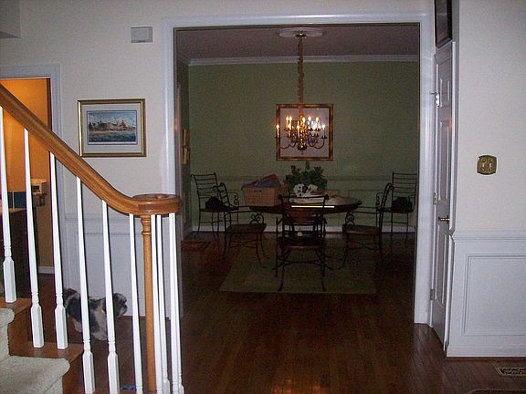 Dining room off the spacious entrance