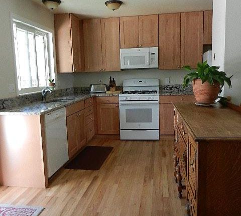 Kitchen, continuation of dining room and family room