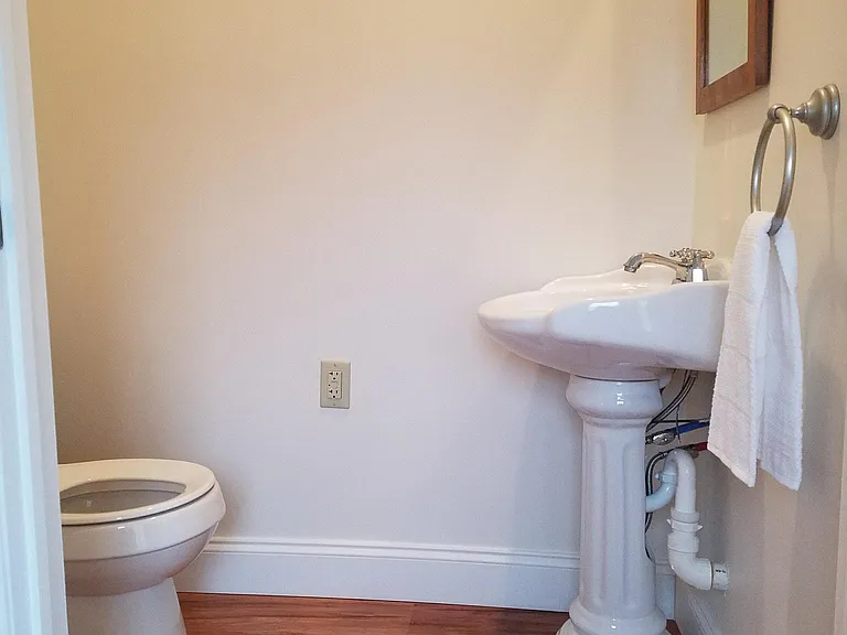 Downstairs half bath.