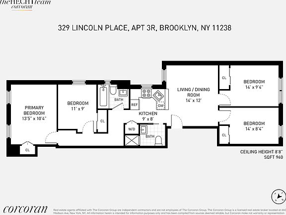 2nd image of 329 Lincoln Pl APT 3R