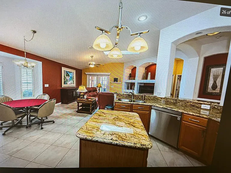 Kitchen with center island