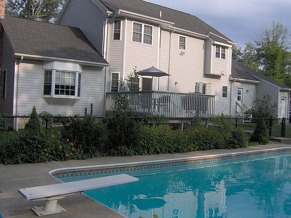 rear view with pool