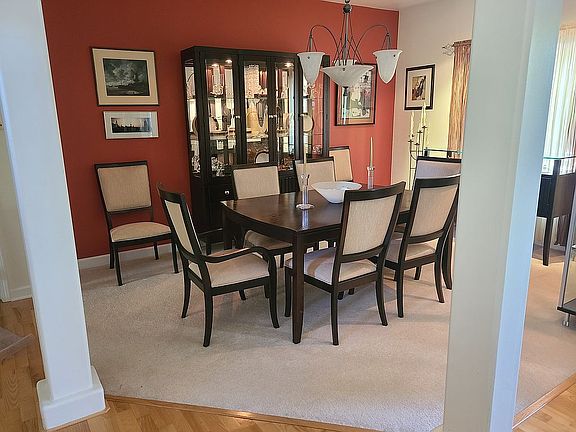 Formal Dining Room w pillars