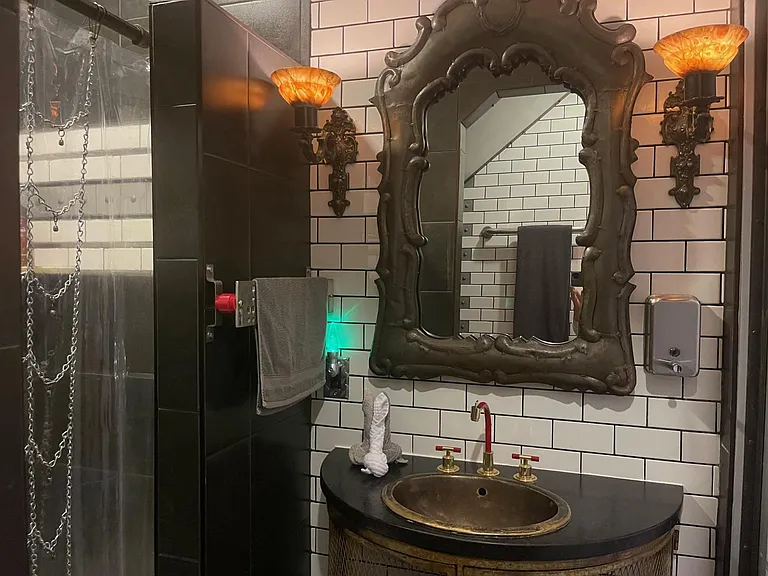 Steampunk Suite bathroom vanity
