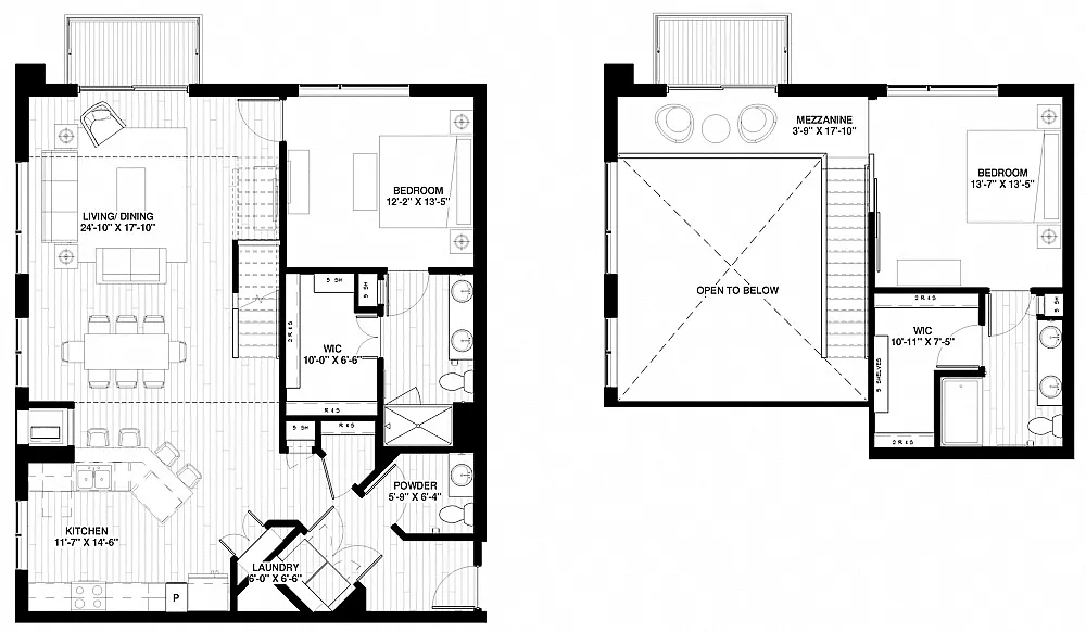 Floor plan France Penthouse