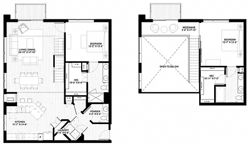 Floor plan France Penthouse