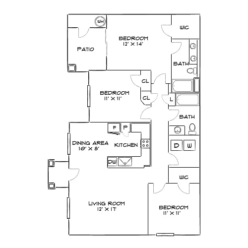 Floor plan Design 3A