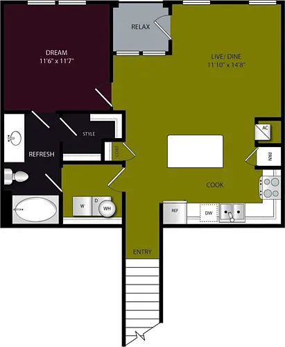 Floor plan A1C