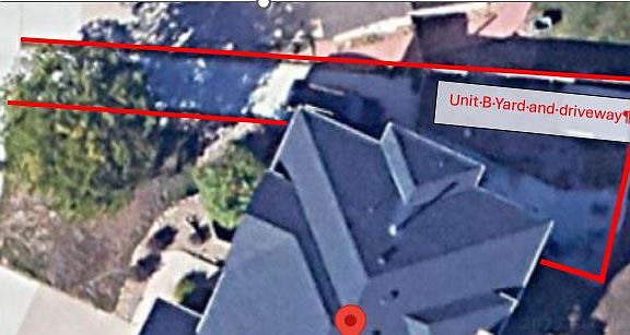 Tenant Driveway and Yard