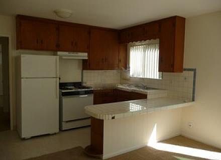 View of kitchen from the living room