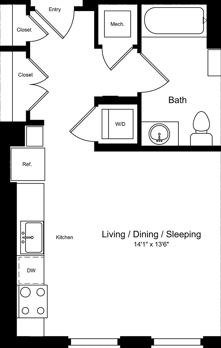 Floor plan S01A