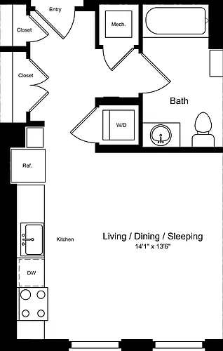 Floor plan S01A