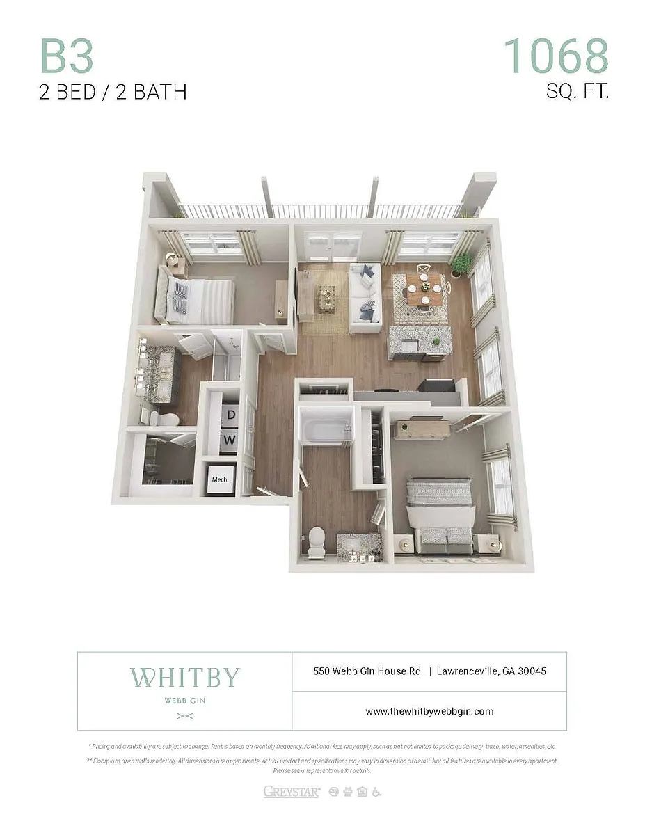 Floor plan B3