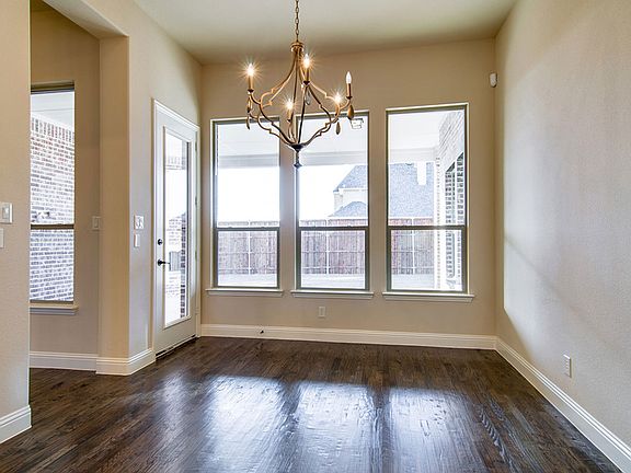Breakfast Nook with Door to Covered Patio