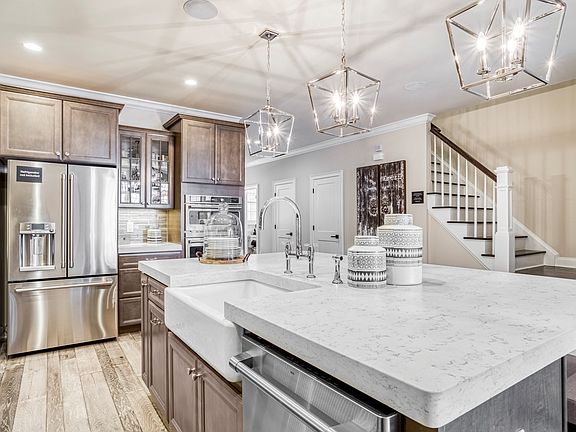 Kitchen with ample cabinet space