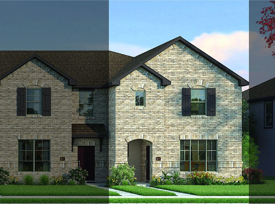 Bowie with Elevation 5A Brick Exterior 2023 Townhomes