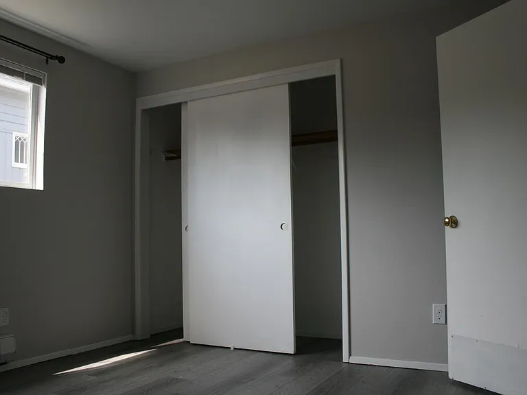 Bedroom with Full Size Closet