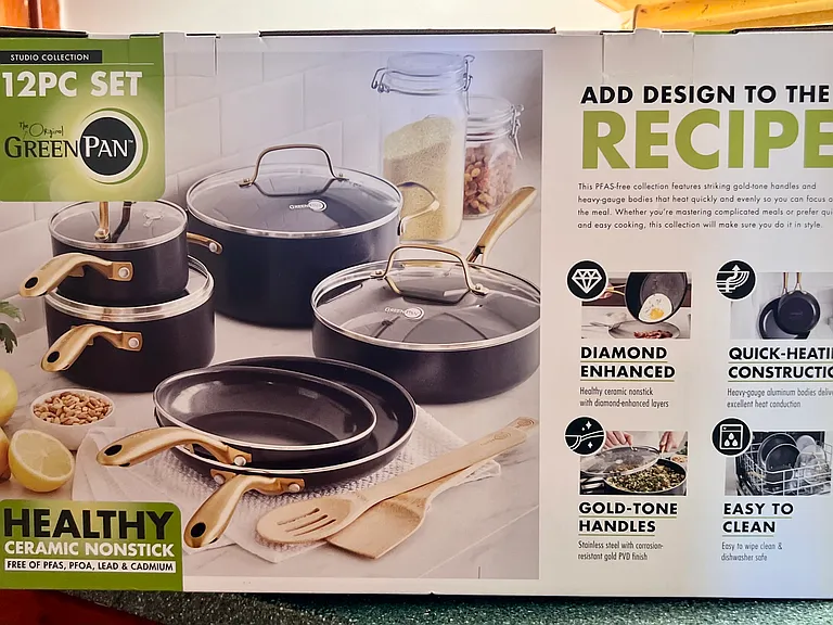 All new pots and pans that are free of any harmful chemicals.