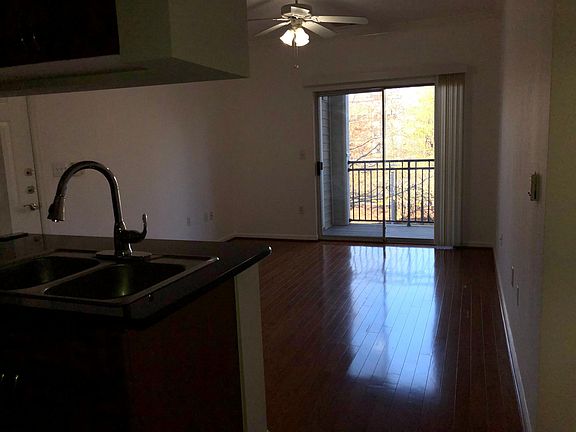 Living room with hardwood floor