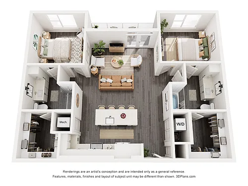 Floor plan B3