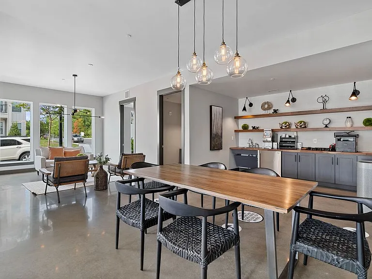 Resident lounge with coffee bar