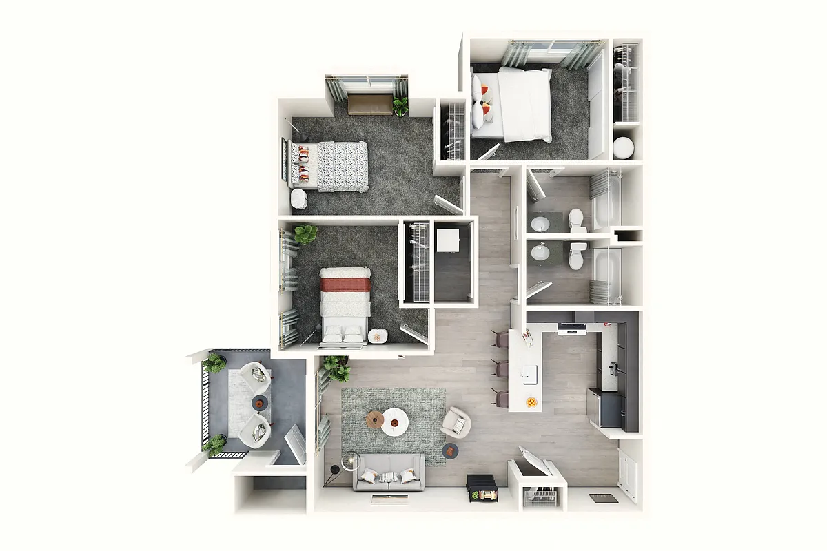 Floor plan 3x2 - The Horseshoe