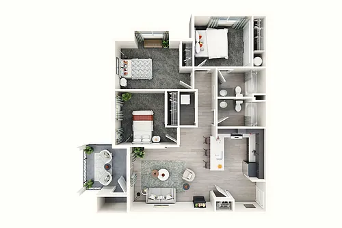 Floor plan 3x2 - The Horseshoe