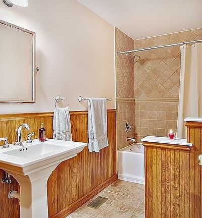 totally remodeled bathroom
