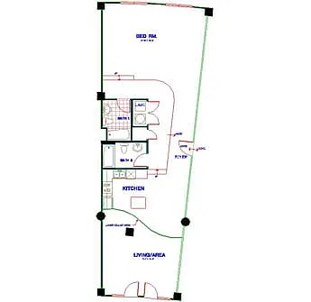 Floor plan Loft 0x2 1446 SF
