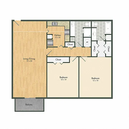 Floor plan B3