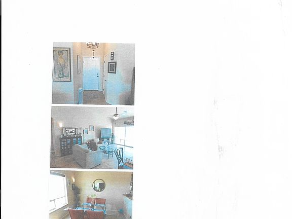 Entry, living  & dining room