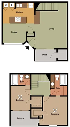 Floor plan Townhouse