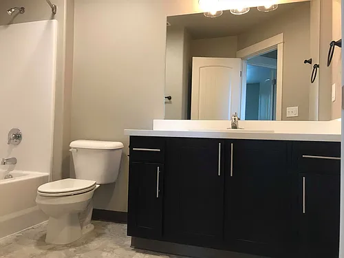 Floor plan Two Bedroom Two Bath - 1036 SF