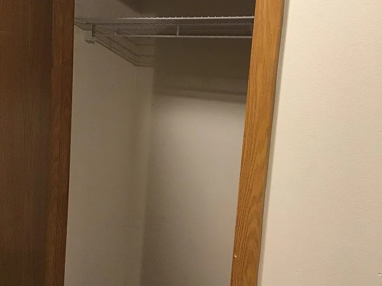 Coat closet by front door