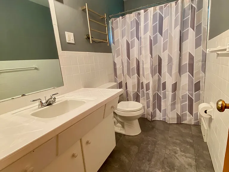 First floor full bathroom