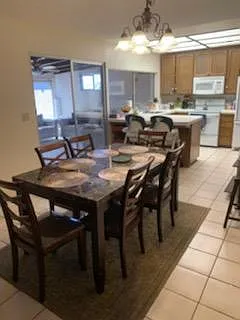 Dining area and kitchen (has been updated since photo was taken)