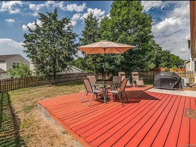 Backyard patio