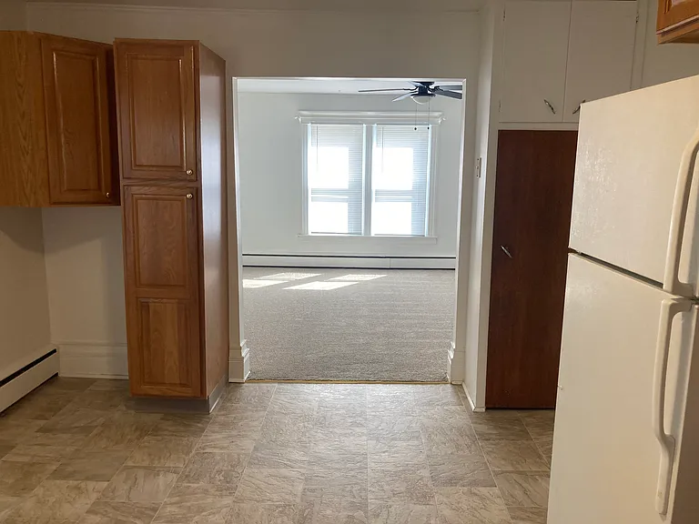 kitchen looking into living room