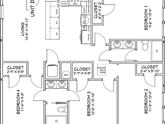 Unit D Floorplan