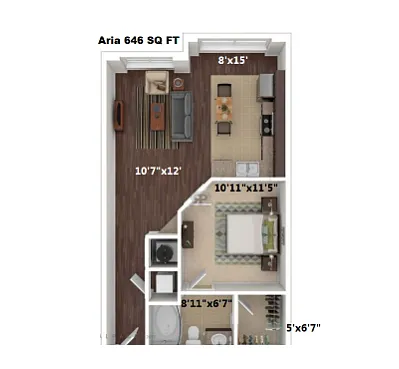 Floor plan Aria - S3