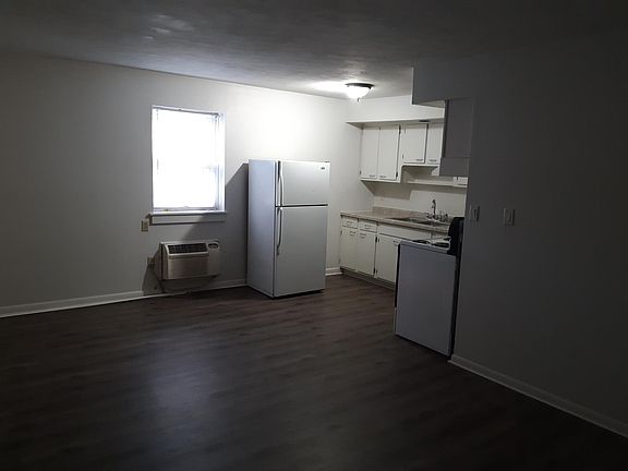 view of kitchen from front door