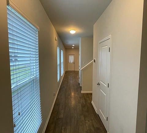 entryway with beautiful flooring throughout