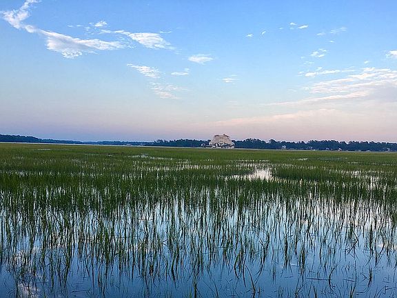 High tide at the property 
