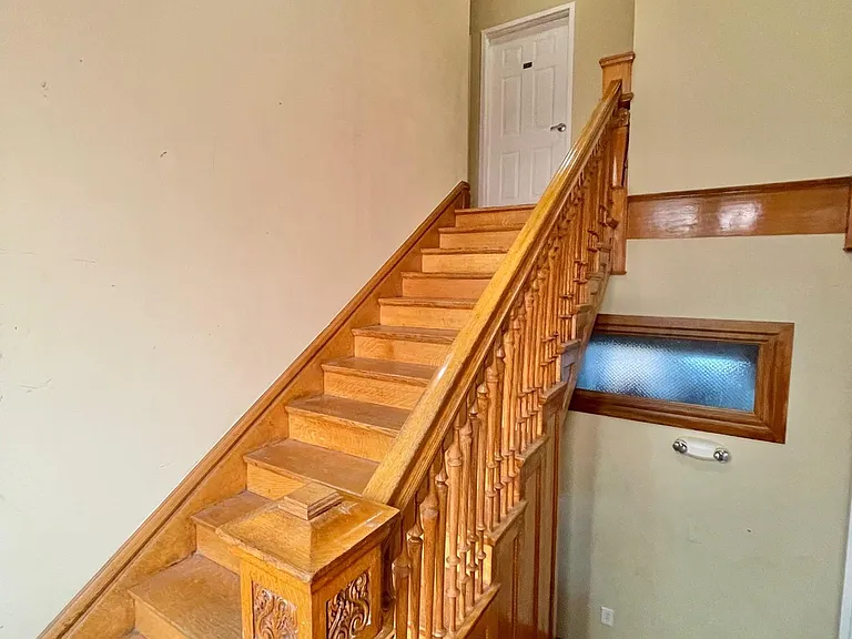 Interior stairs to apartment